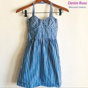 Bustier striped dress